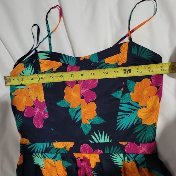 Gap hibiscus floral sleeveless dress sz 2 - Picture 8 of 9